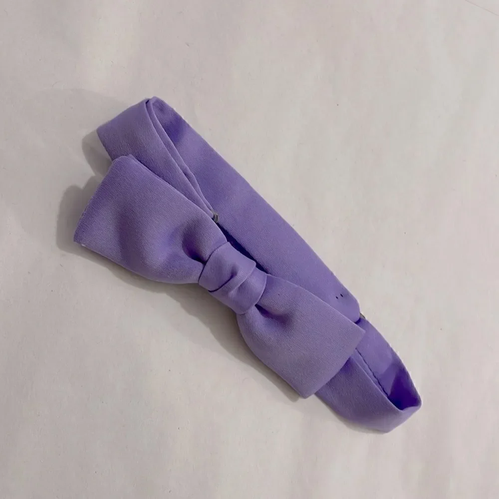 Lavender Purple Bow tie and matching Cummerbund -Vintage.